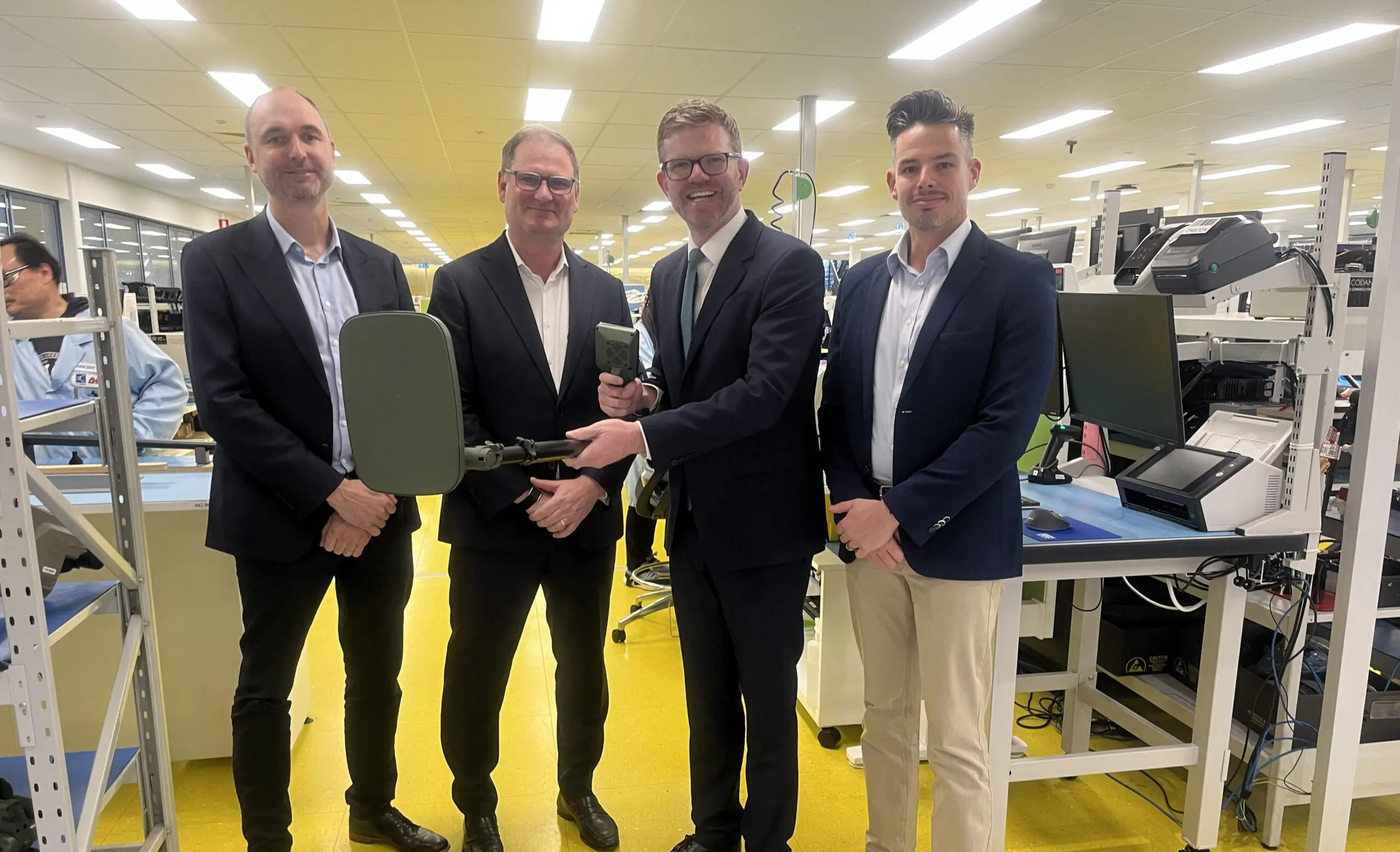 Minister marks delivery of MSD-20 countermine detectors
