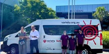 Codan supports The Grove Education Centre with new Sunshine Coach